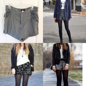 BDG Urban Outfitters hounds tooth shorts